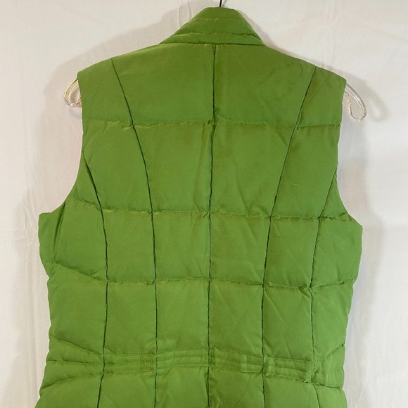 SOLD Lilly Pulitzer Green Quilted Pink Paisley Lined Puffer Vest - Picture 11 of 16